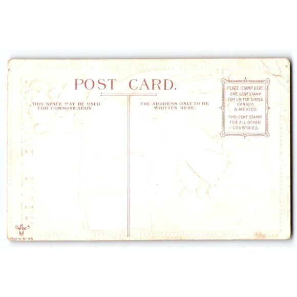 Fantasy Postcard Dwig Hold To Mirror I Am Your .. Forever Fortune Teller Witch - Picture 2 of 2